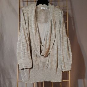 COPY - Sparkling Gold Plus Size Sweater oo